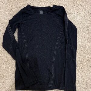 Athleta Black Long Sleeve Top